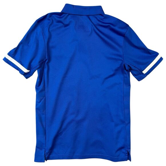 Adidas Polo Shirt Top KU Royal Blue Climacool University of‎ Kansas Jayhawks SM - Picture 9 of 12